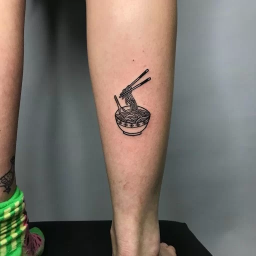 Hình xăm món ăn yêu thích