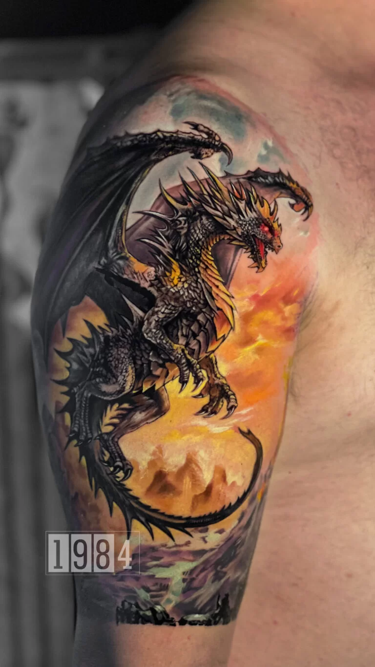1984 Studio - Realistic - Dragon - Arm