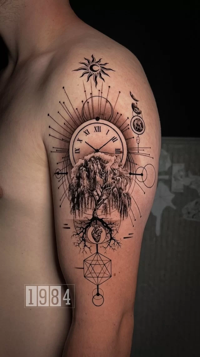 tree - tattoo for man