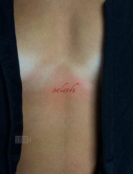 Lettering - Chest -