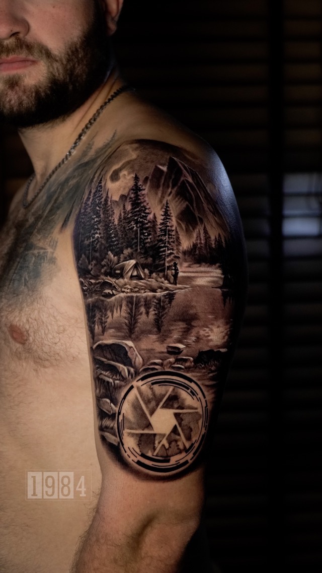 Landscape - Tattoo for man