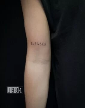 lettering tattoos