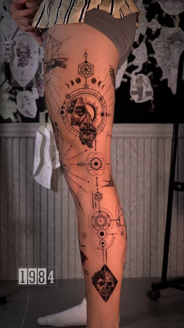 geometric tattoos
