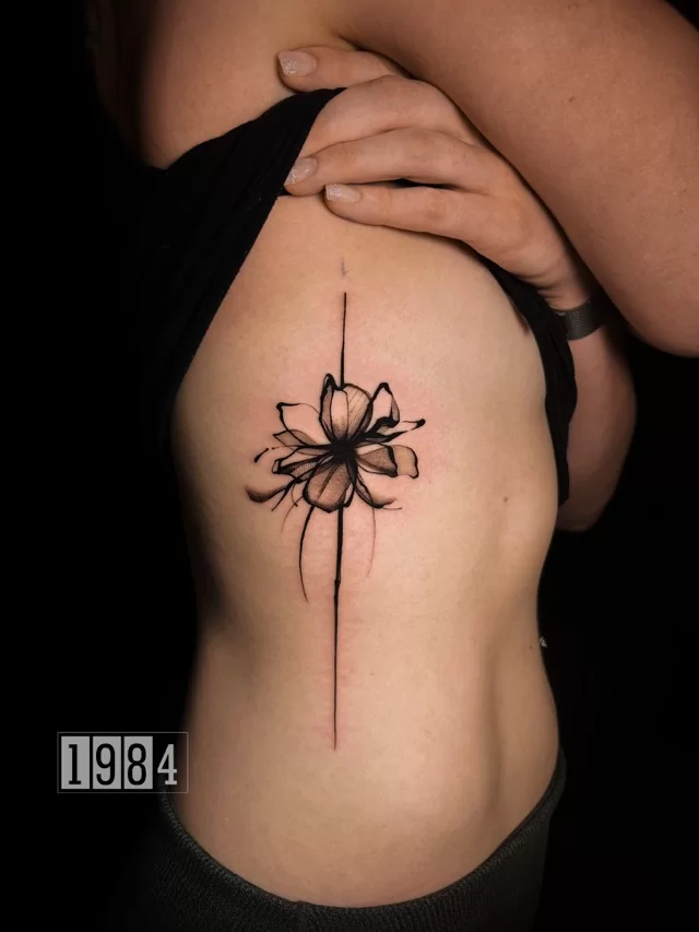 1984 Studio - Tattoo & Piercing - Graphic - Flower