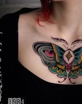 Sternum Tattoo